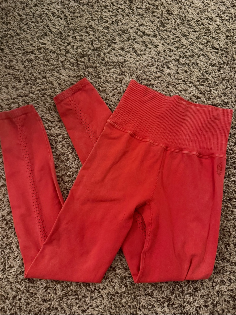 red freepeople leggings